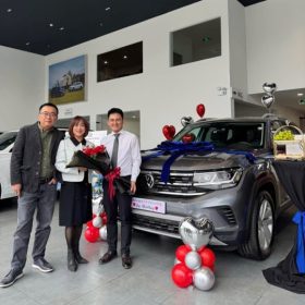 vw hà nội giao xe